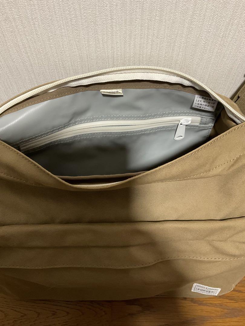 PORTER 吉田カバン ショルダーバッグ キャンバス ベージュ