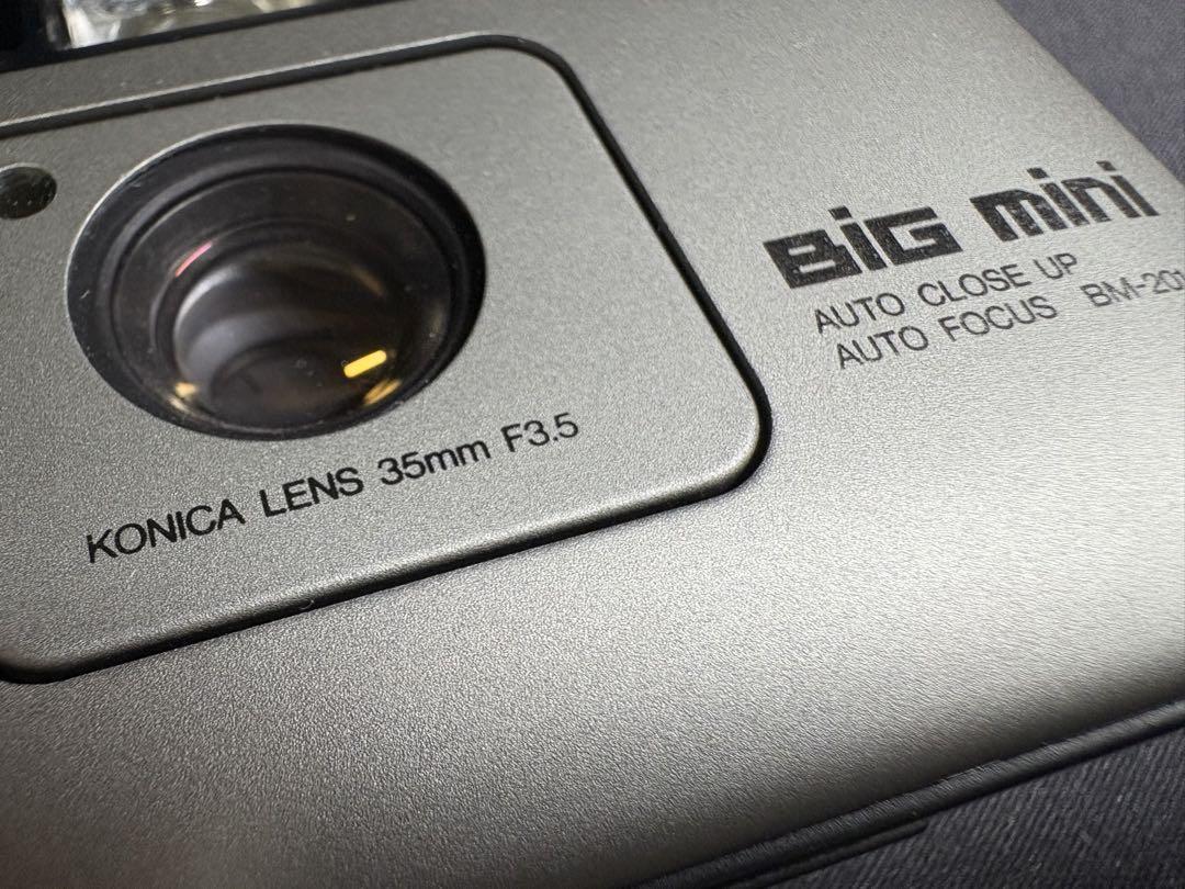 Konica BIG mini BM-201 フィルムカメラ ダークグレー色