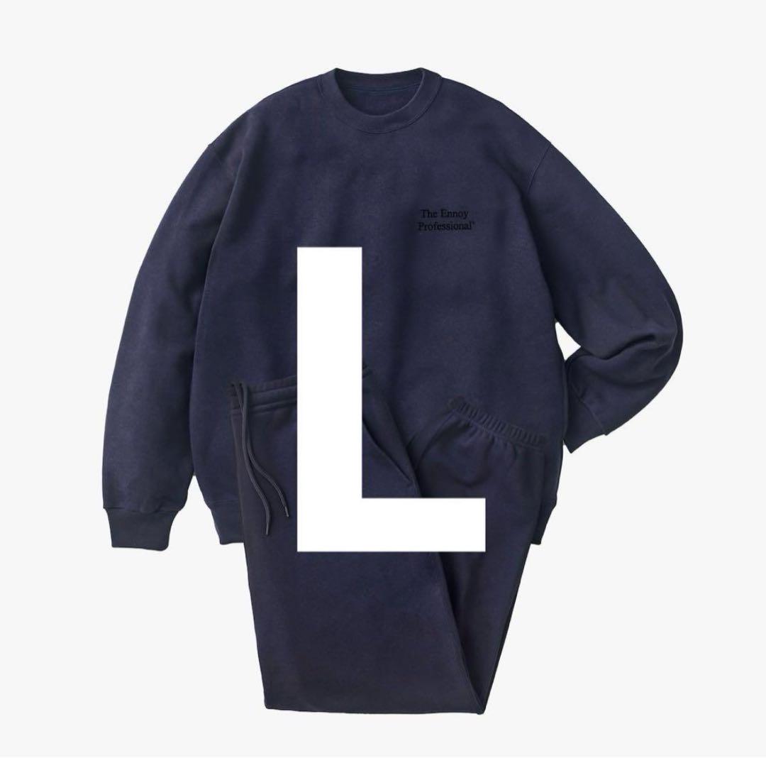 ENNOY エンノイSWEAT SET UP (NAVY × BLACK) L