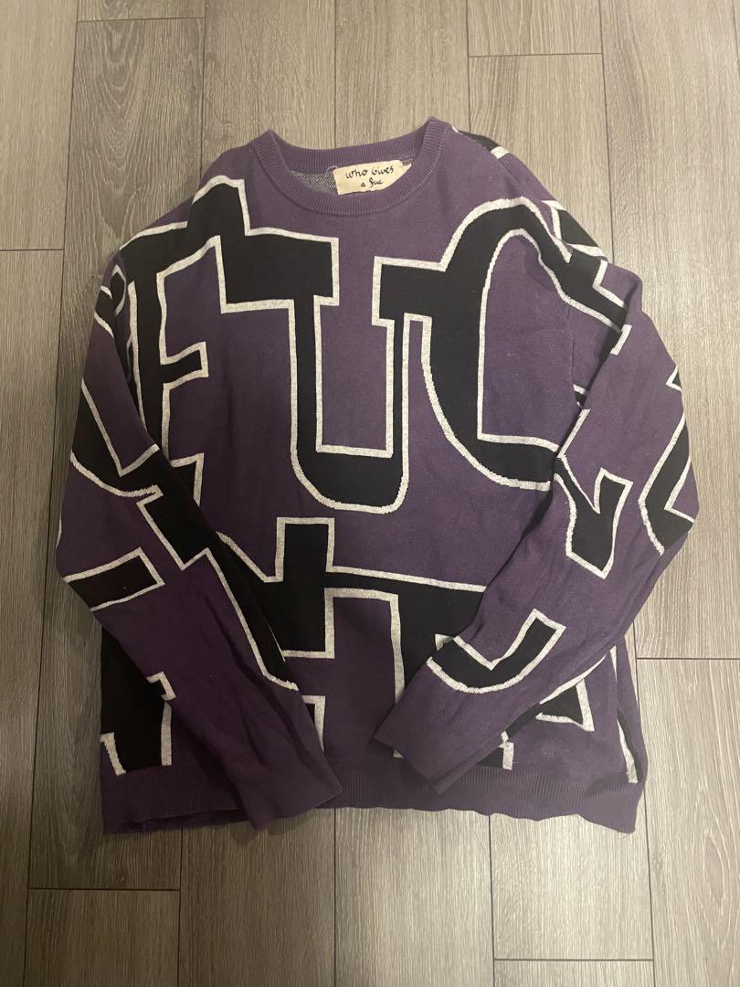 fackupclothes FUC ニット セーター 紫