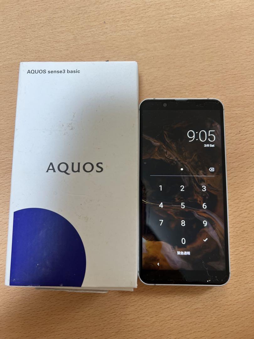 AQUOS sense3 basic 本体 箱付き - スマートフォン本体特別