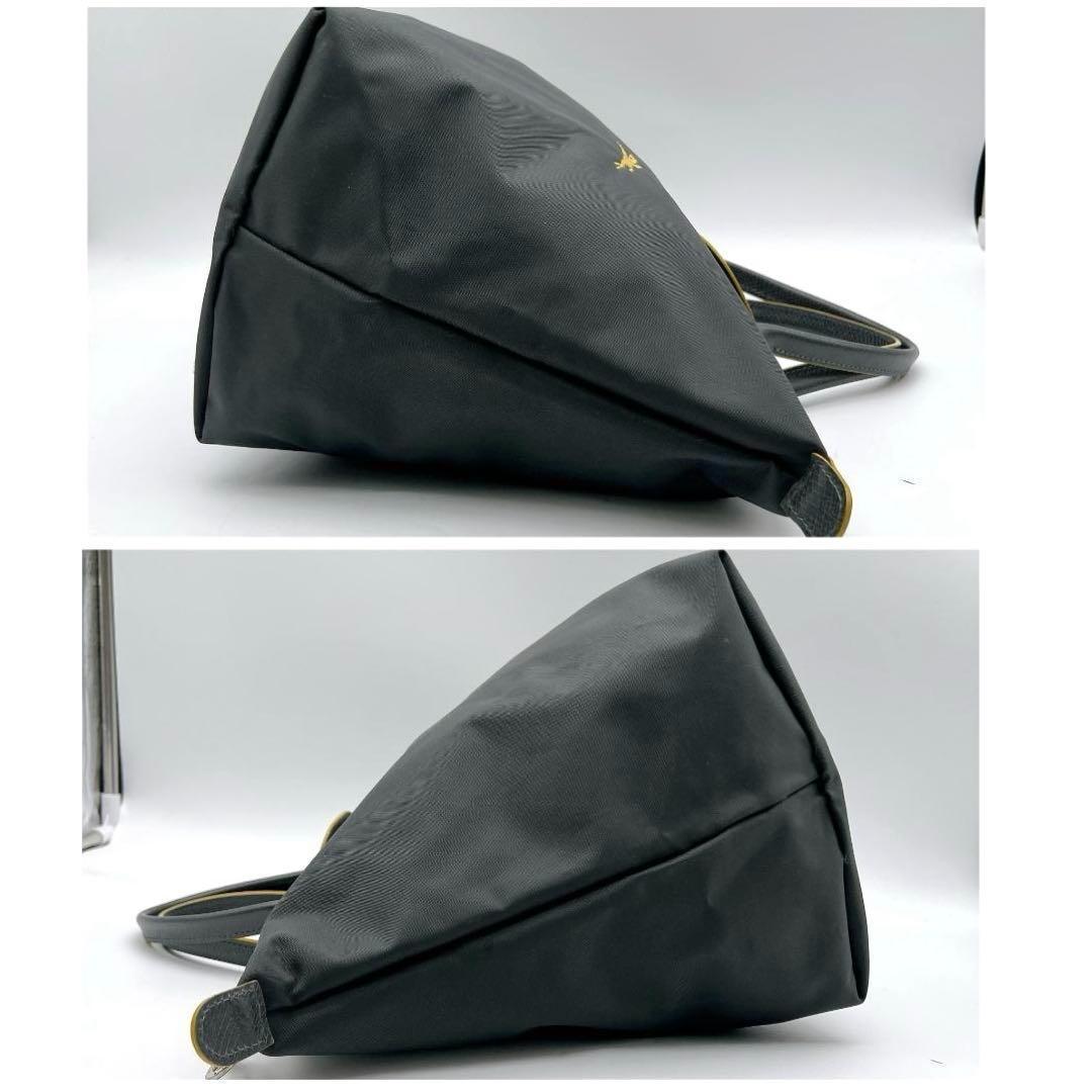 美品 LONGCHAMP プリアージュ クラブ トートバッグ ブラックe480 美品 LONGCHAMP プリアージュ クラブ トートバッグ ブラックe480