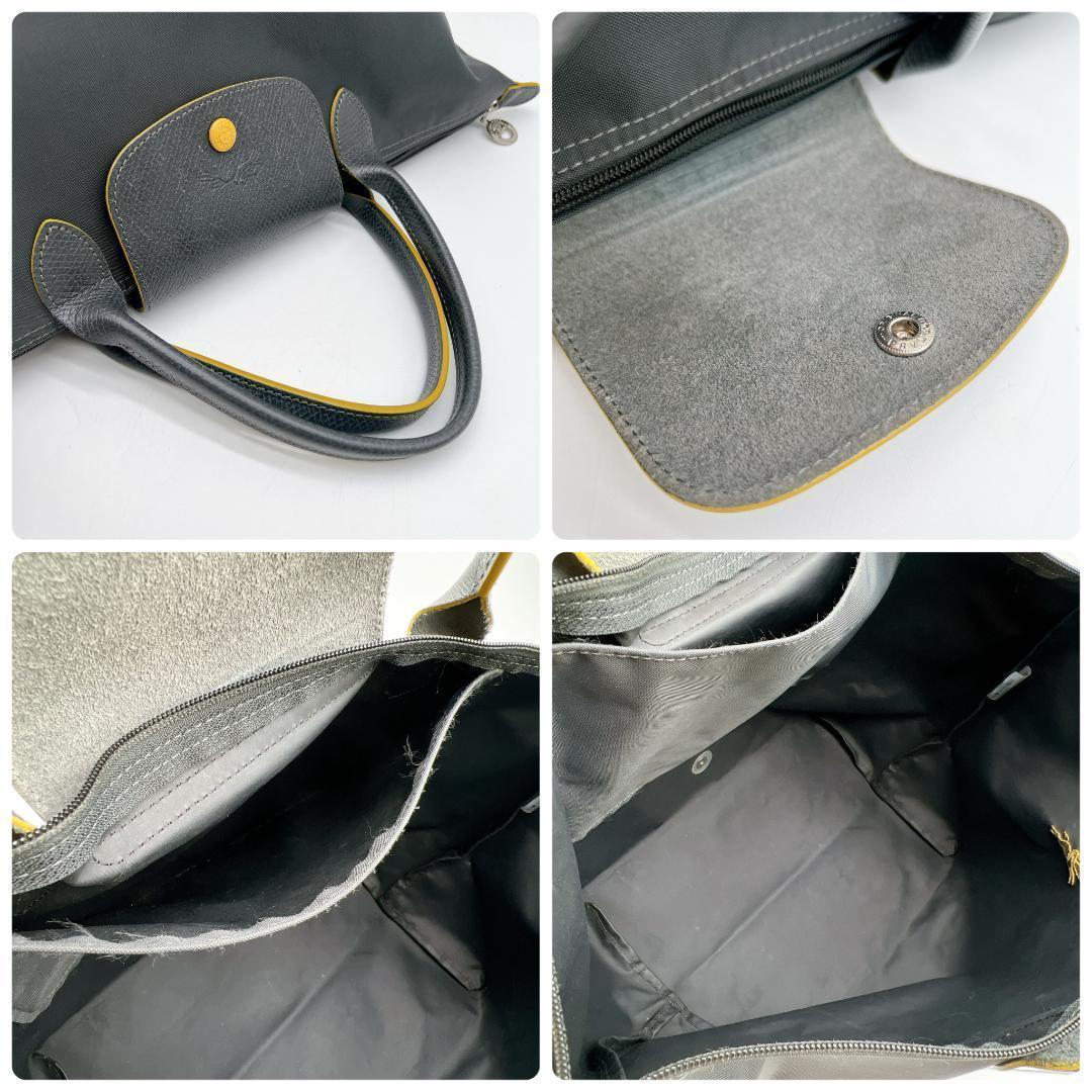 美品 LONGCHAMP プリアージュ クラブ トートバッグ ブラックe480 美品 LONGCHAMP プリアージュ クラブ トートバッグ ブラックe480