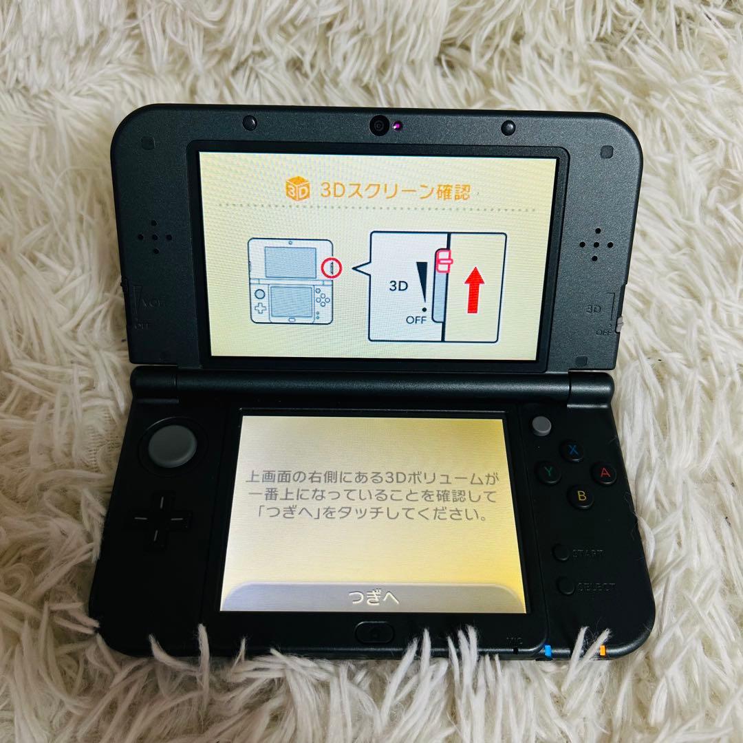 本体 New ニンテンドー3DS LL メタリックブラック目立った傷や汚れなし UP786_INFO
