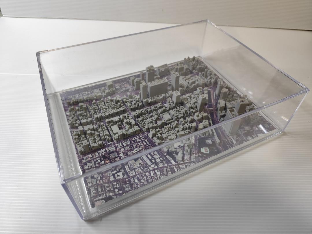 秋葉原周辺　３D都市データを活用した都市模型　(組み立てキット)