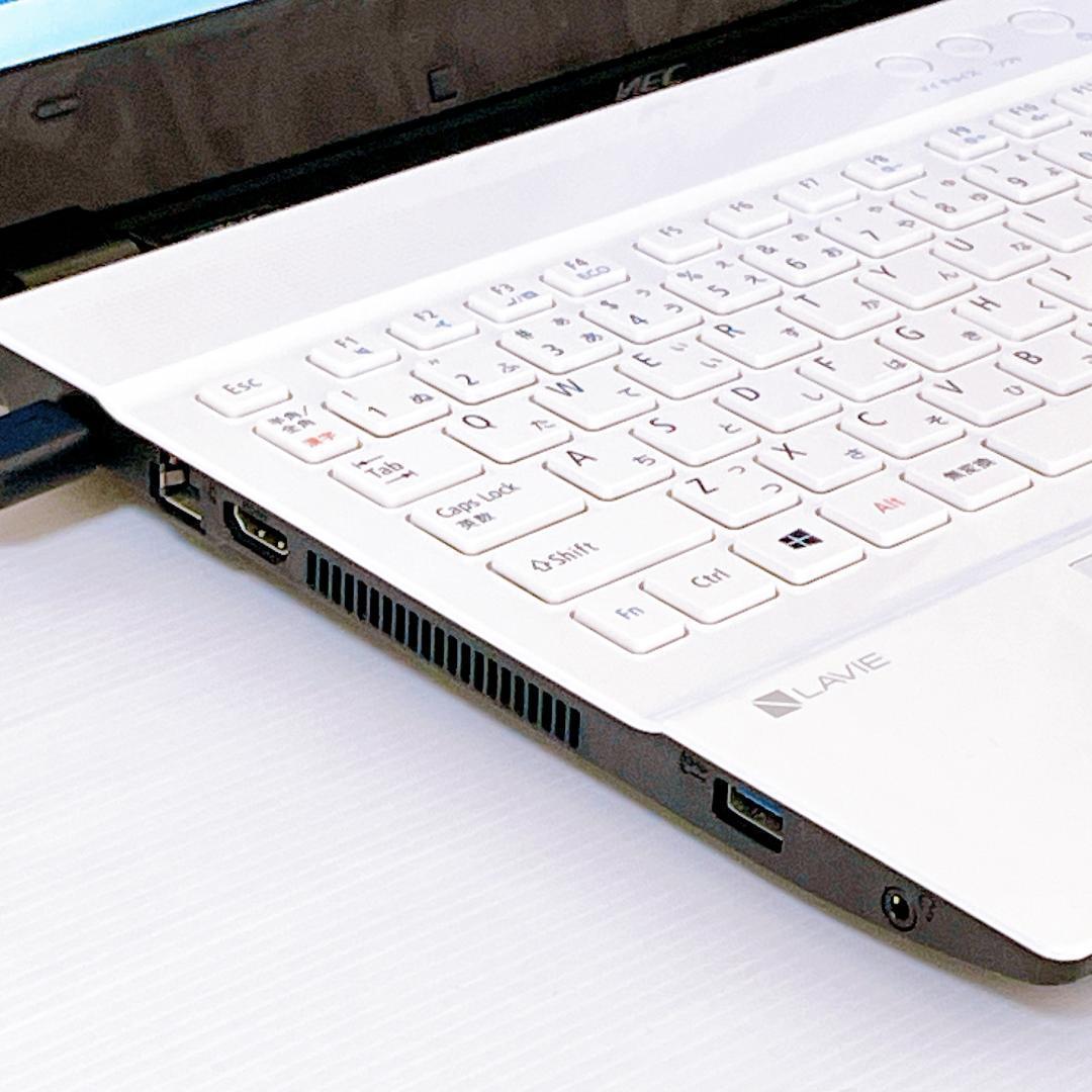ノートパソコン NEC Windows11 8GB 快速！SSD すぐ使える