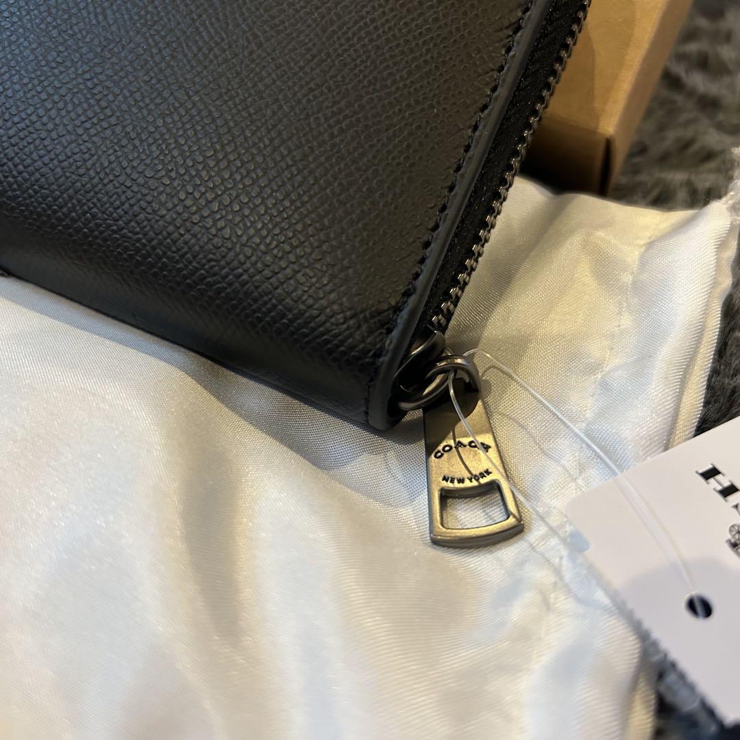 COACHコーチCロゴ入りシンプル人気新作アコーディオン長財布【新品未使用】