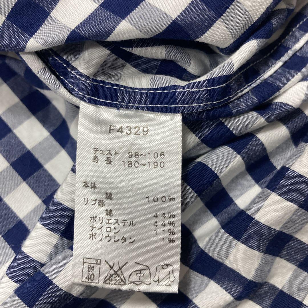極美品 フレッドペリー 長袖シャツ ギンガムチェック Lサイズ 月桂樹 刺繍