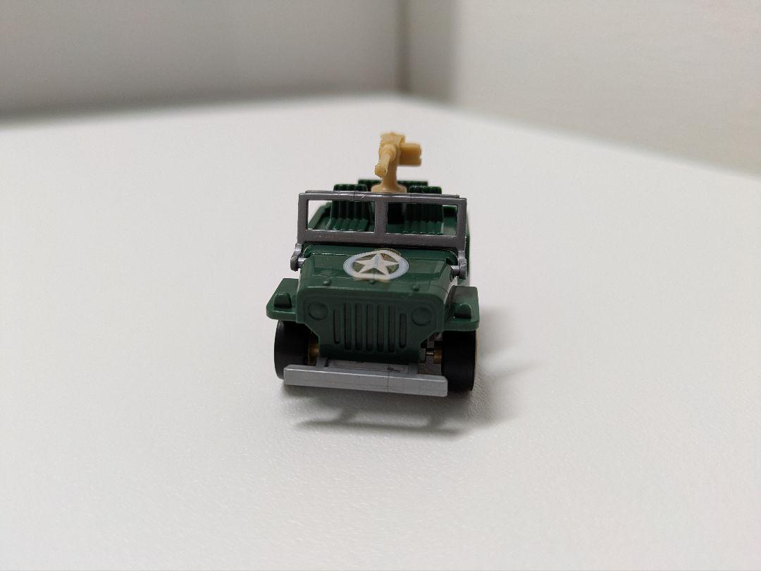 チョロＱコンバットウィリスWILLYSMBJEEP緑機銃