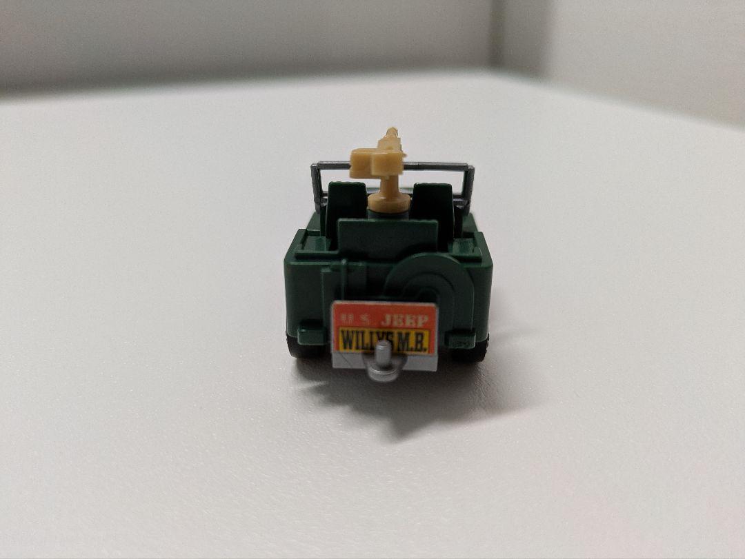 チョロＱコンバットウィリスWILLYSMBJEEP緑機銃