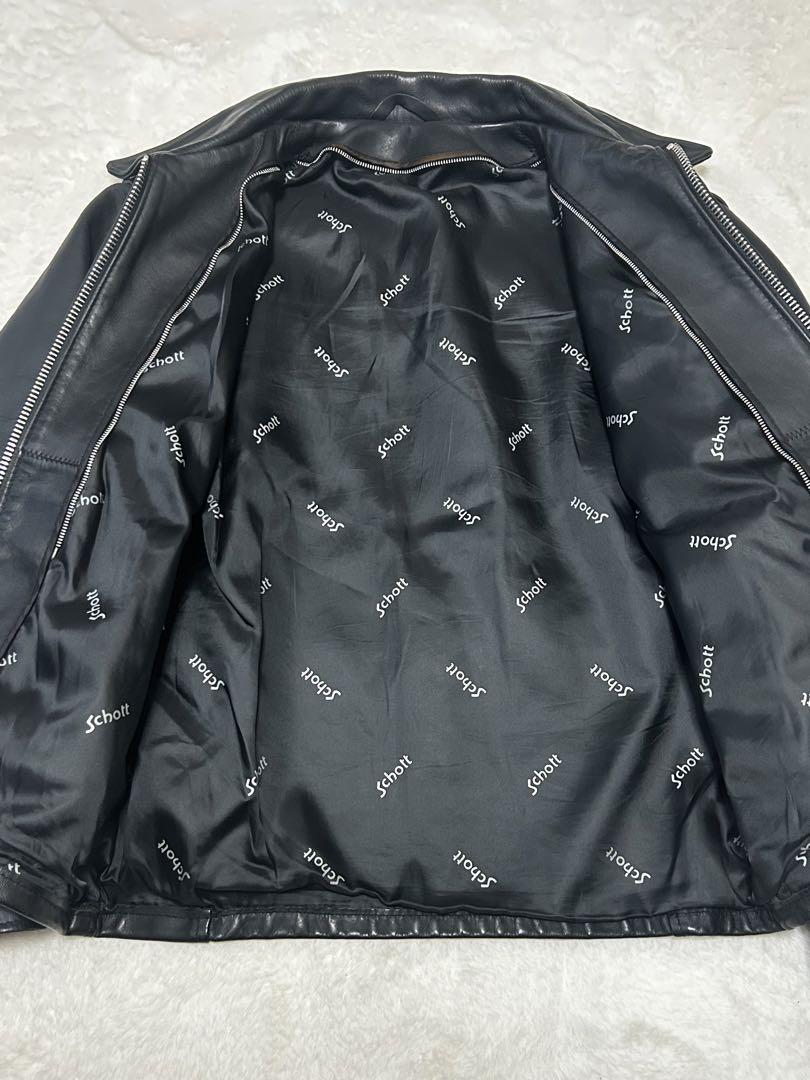Schott 641 ライダース シングル ショット