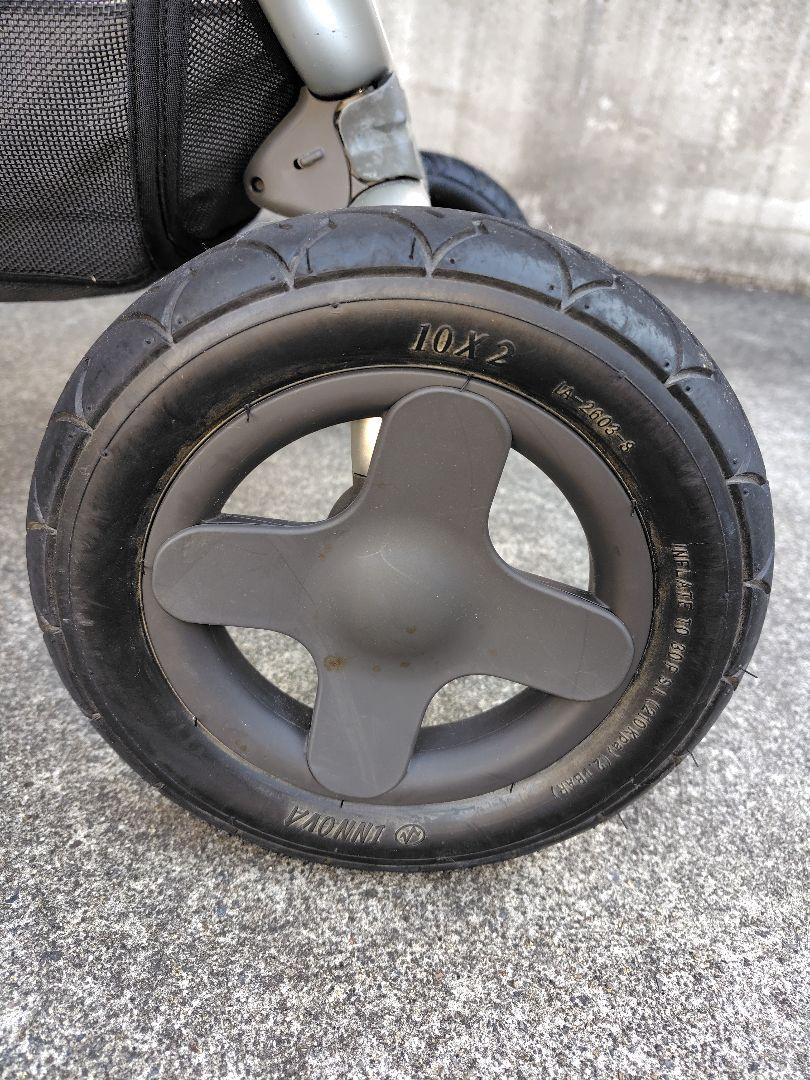 黄色　ストッケ ベビーカー グレー 4輪