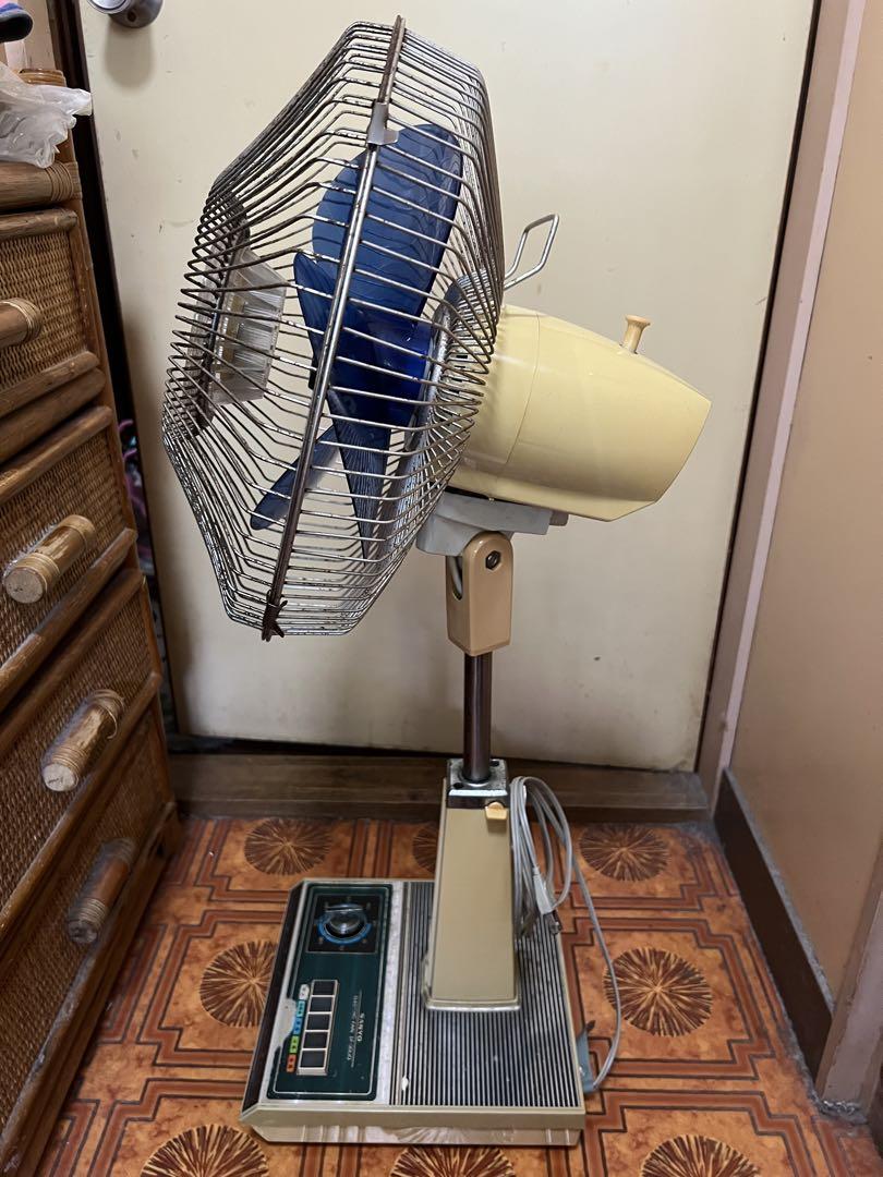 SANYO サンヨー 扇風機 EF-30UQ 青 動作品 レトロ