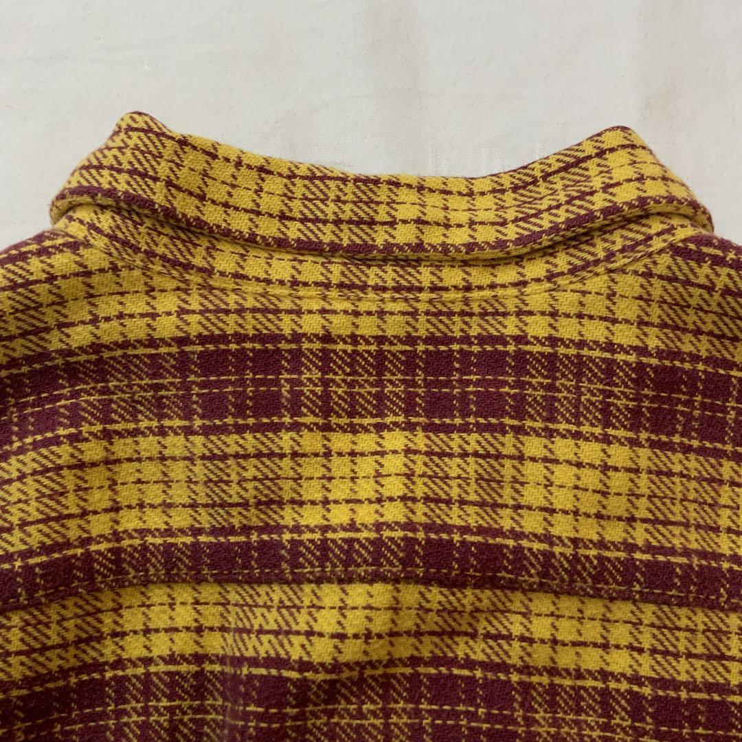 90s フィネス×グッドイナフ ラインネルシャツ L