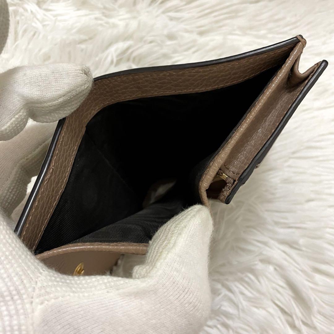 未使用級✨付属完備✨GUCCI 二つ折り 財布 マーモント GGスプリーム 現行