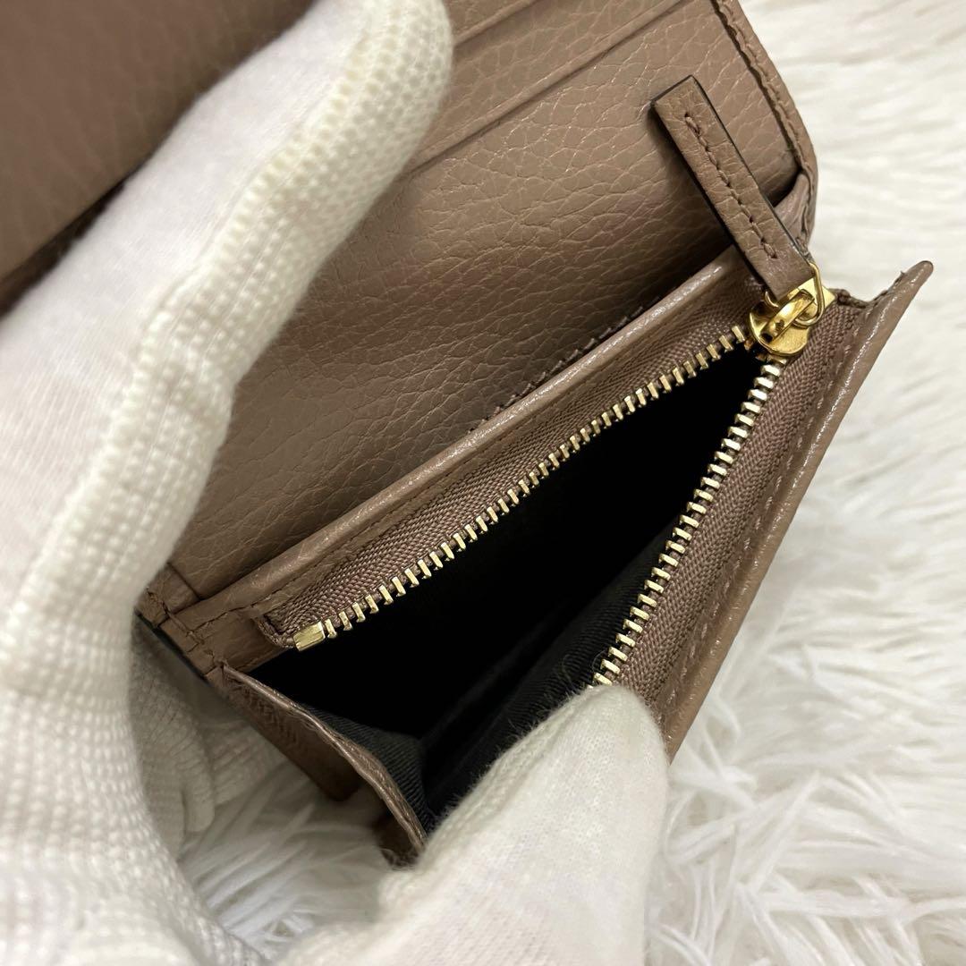 未使用級✨付属完備✨GUCCI 二つ折り 財布 マーモント GGスプリーム 現行