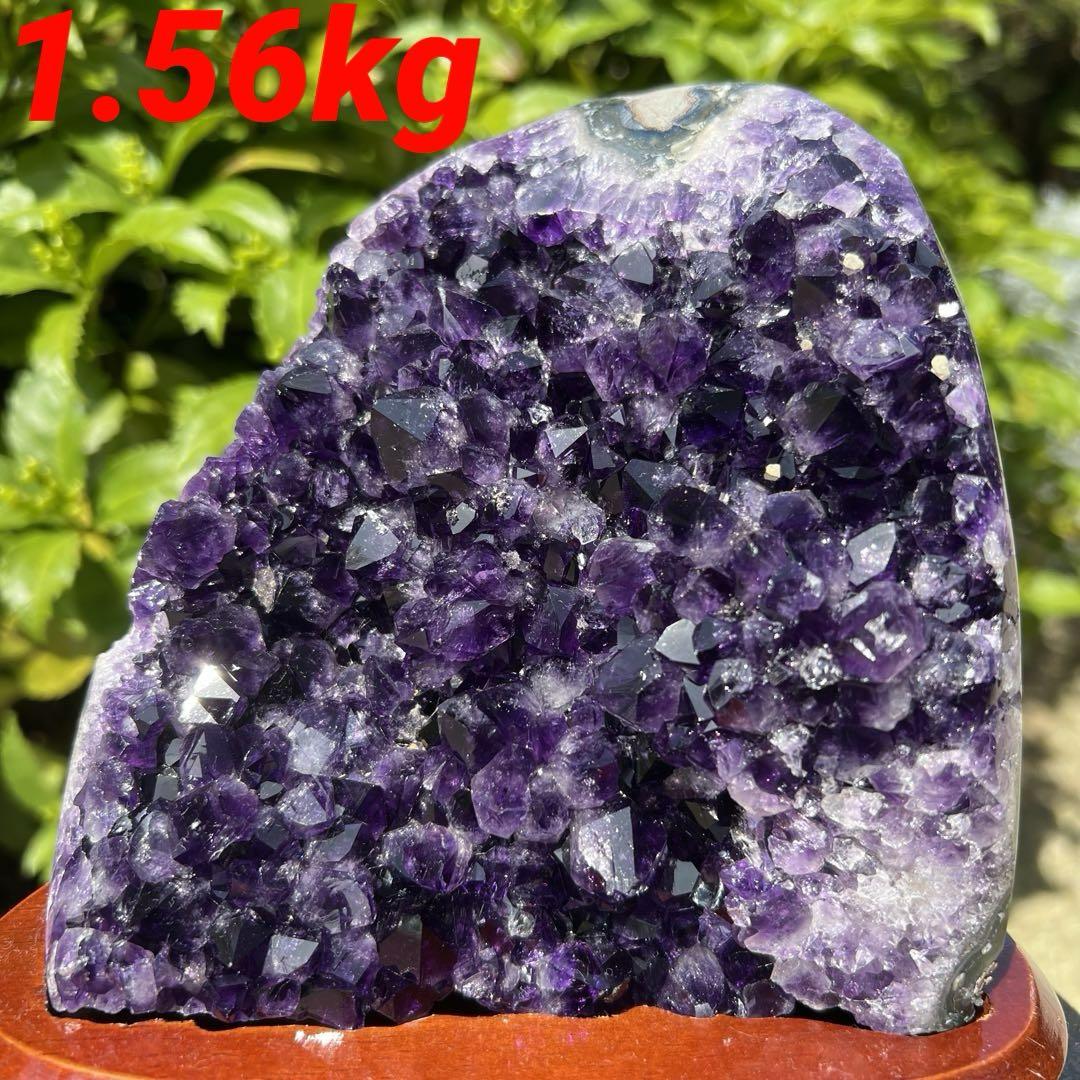 ✳️極上品✨神々しい輝き✨美濃紫の結晶✨ウルグアイ産 アメジストクラスター 天然石 画像1