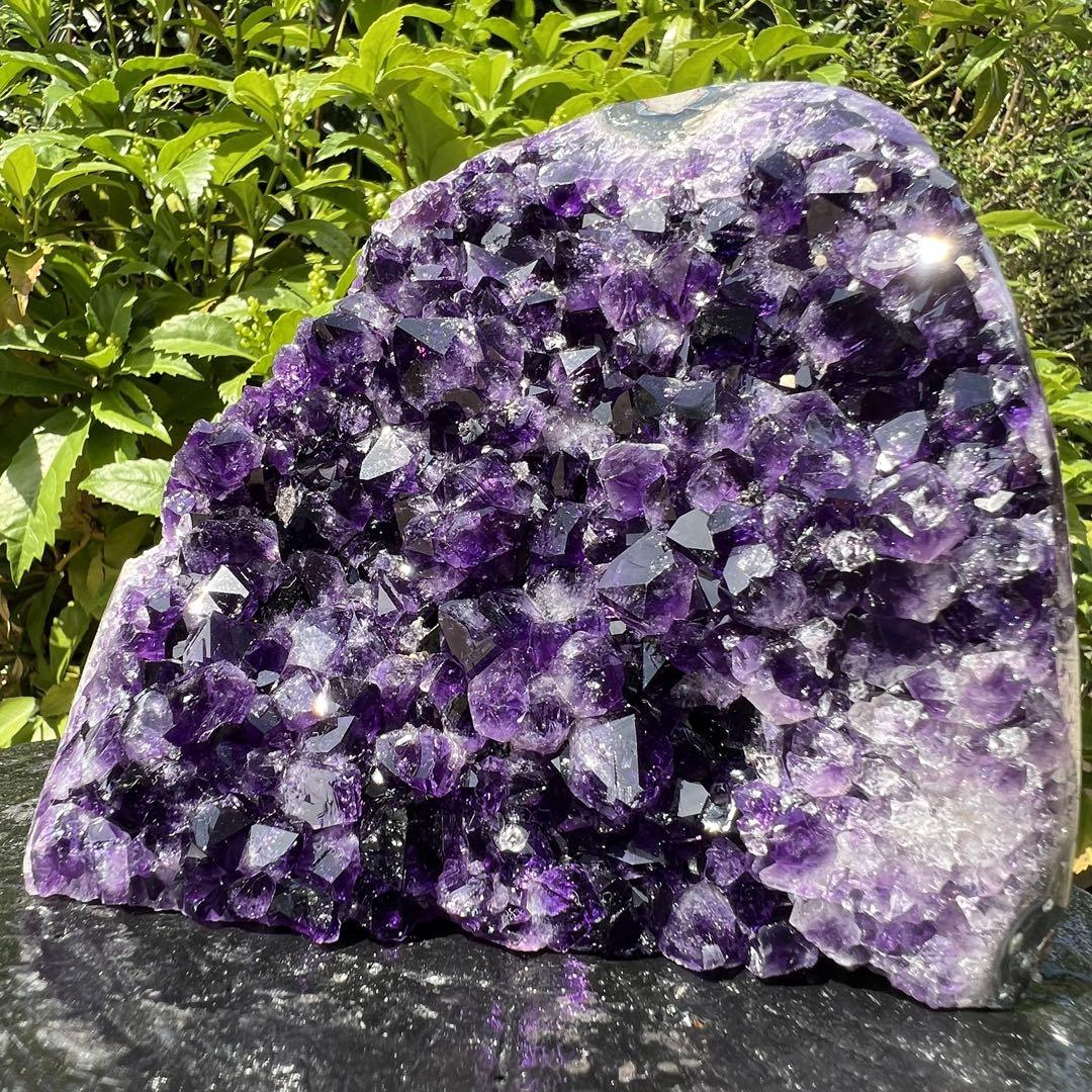 ✳️極上品✨神々しい輝き✨美濃紫の結晶✨ウルグアイ産 アメジストクラスター 天然石 画像11