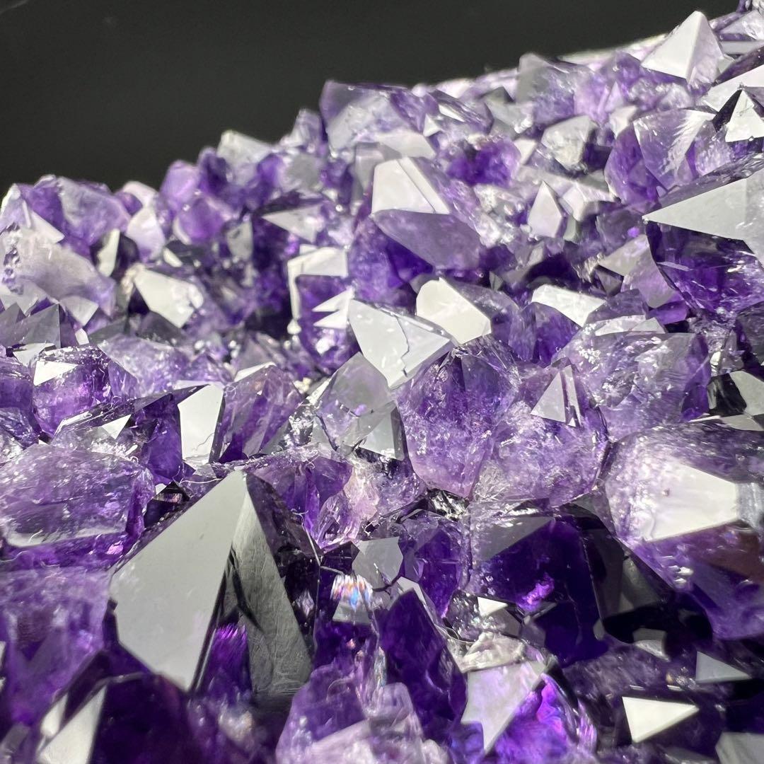 ✳️極上品✨神々しい輝き✨美濃紫の結晶✨ウルグアイ産 アメジストクラスター 天然石 画像14