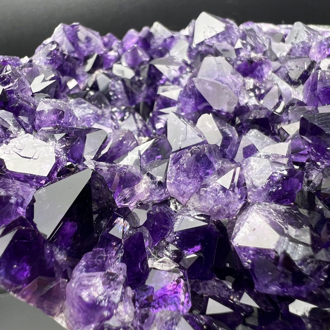 ✳️極上品✨神々しい輝き✨美濃紫の結晶✨ウルグアイ産 アメジストクラスター 天然石 画像4