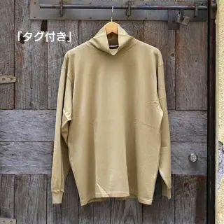 オーラリー LUSTER PLAITING HI NECK L/S TEE