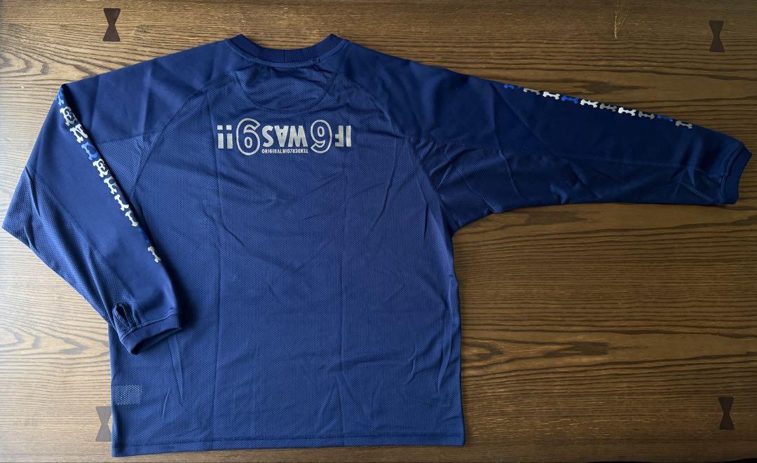TENDERLOIN テンダーロイン　メッシュ　ロンT 　Tシャツ ネイビー