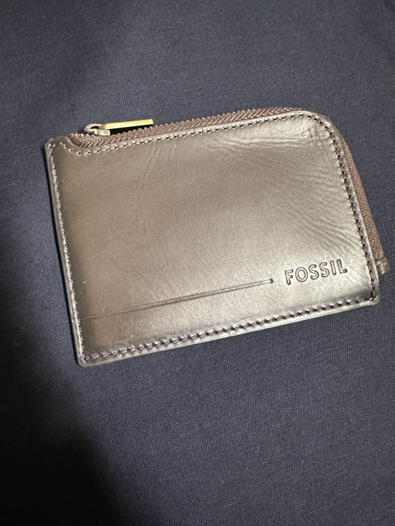 Fossil フォッシル カード コインケース アレン レザージップ Fossil フォッシル カード コインケース アレン レザージップ