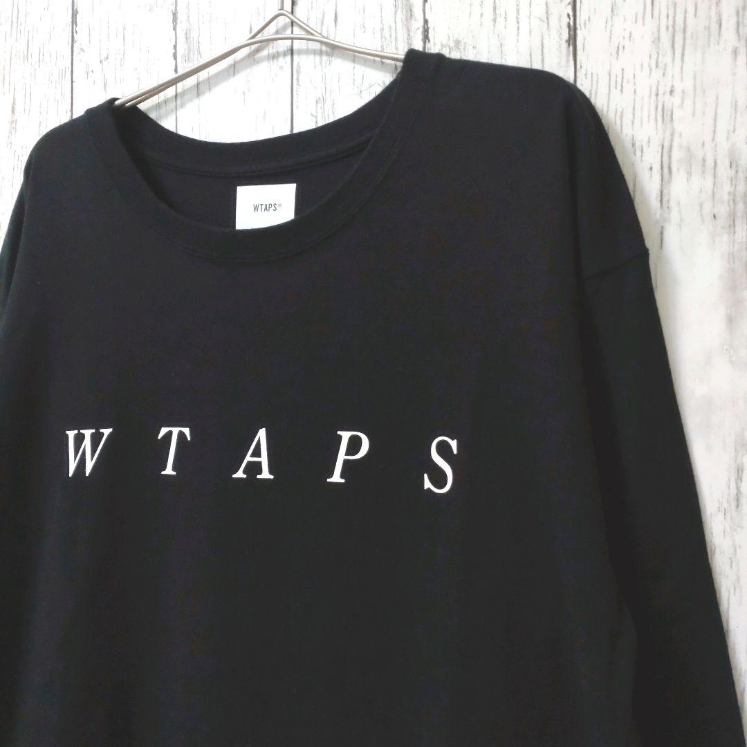 【美品】WTAPS ダブルタップス　長袖　ロンT 黒　03 L