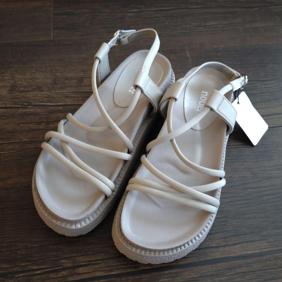 【超お買い得！】 新品】nouerサンダル 36 12,800円 - メルカリ 靴