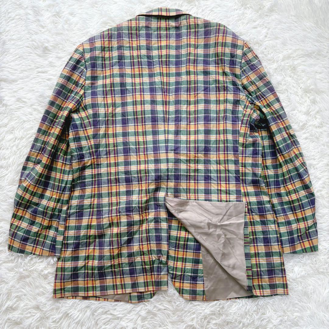 【大きいサイズ】BROOKS BROTHERS テーラードジャケット チェック