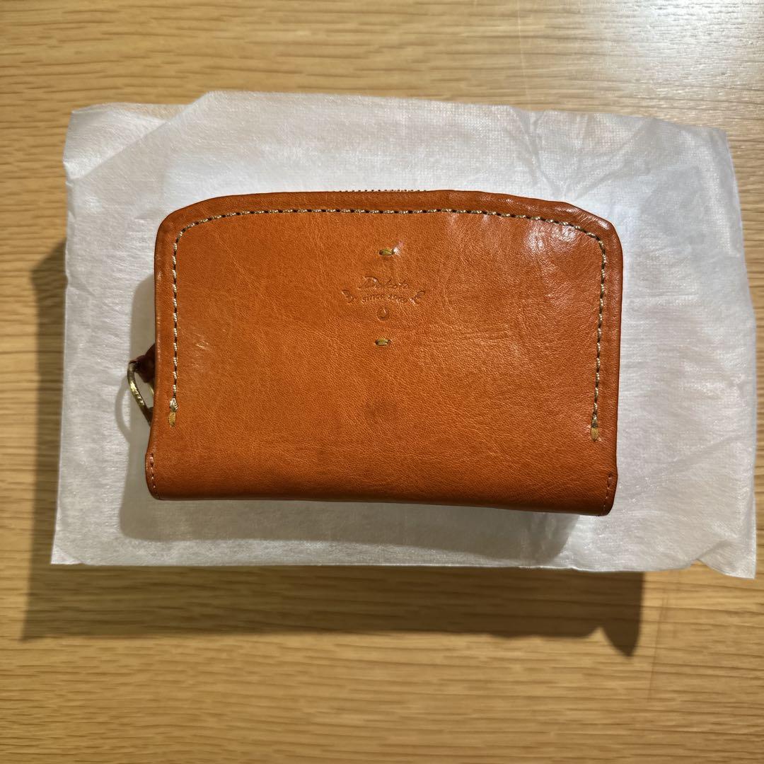 【新品同等】ダコタ　カッシーニ　キャメル　小銭入れ付き二つ折り財布（箱付き）
