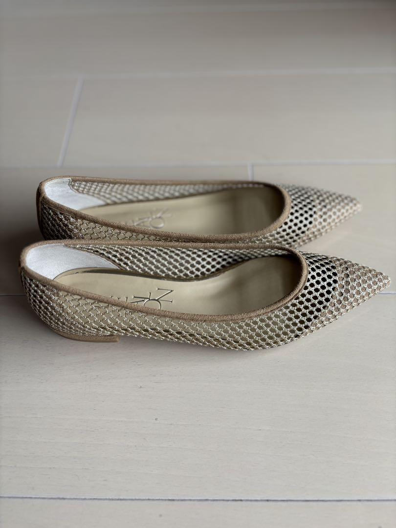 美品　LE TALON ポインテッドネットフラット