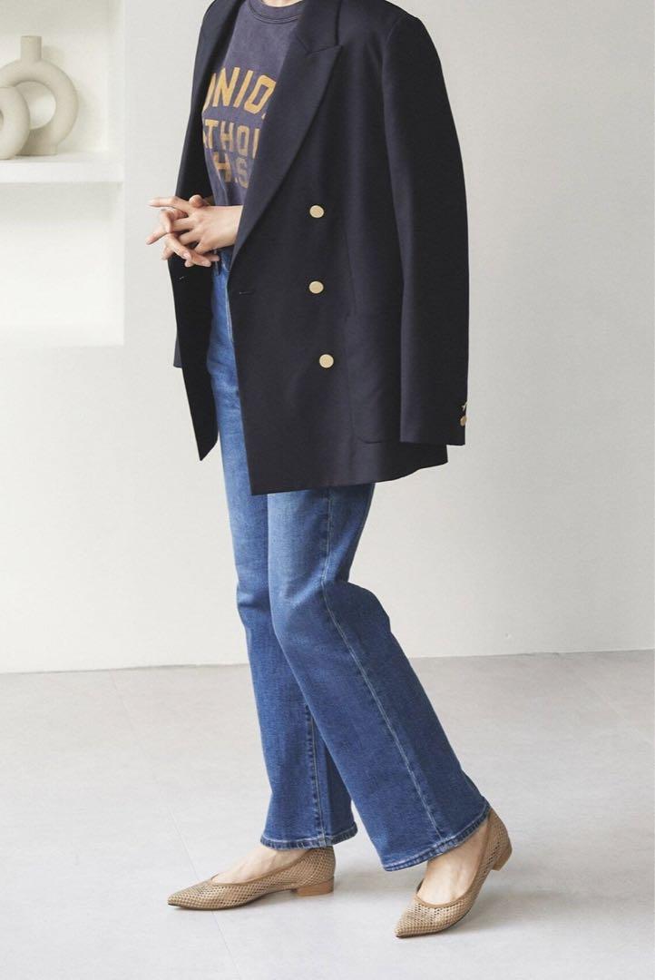 美品　LE TALON ポインテッドネットフラット