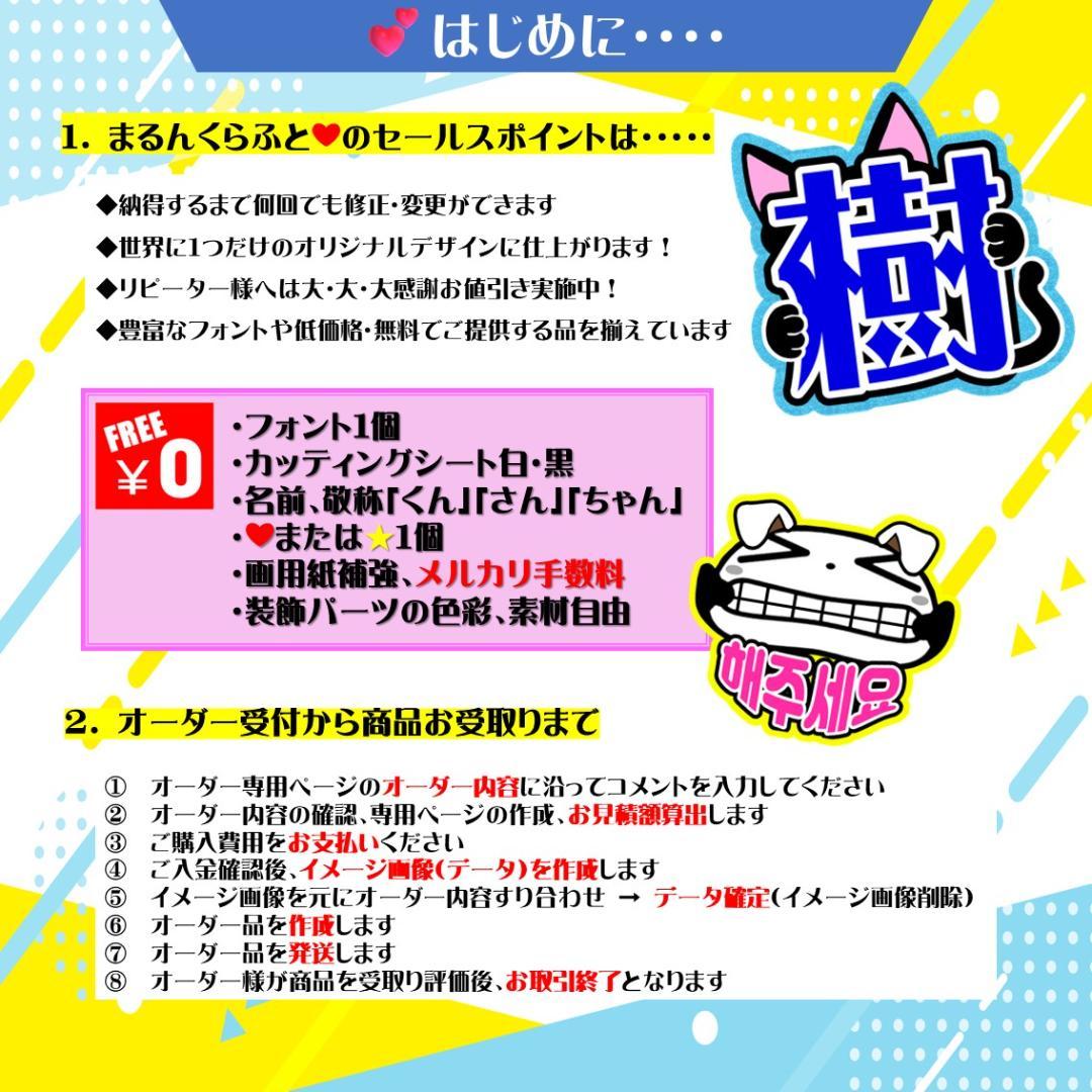 7/1　りん様　ハングルボード／うちわ文字　オーダー専用ページ　KPOP