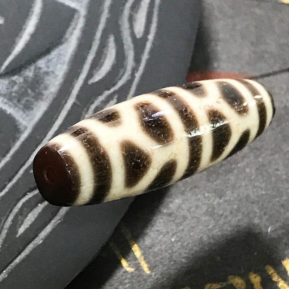 チベット天珠 亀甲 天珠ワールドNo.c73