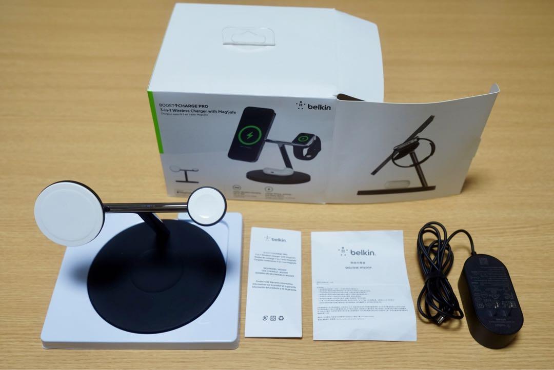 Belkin 3 in 1 MagSafe充電器 最大15W高速充電