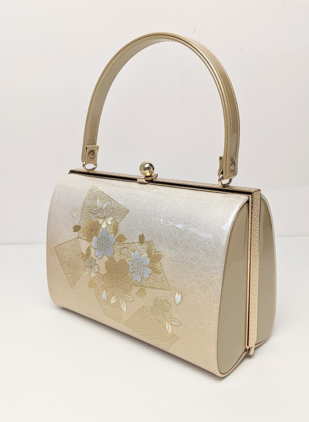 和装 エナメル ゴールド 桜 LLサイズ al2Rw-m24510980880 草履バッグセット フォーマル 振袖 大人気人気