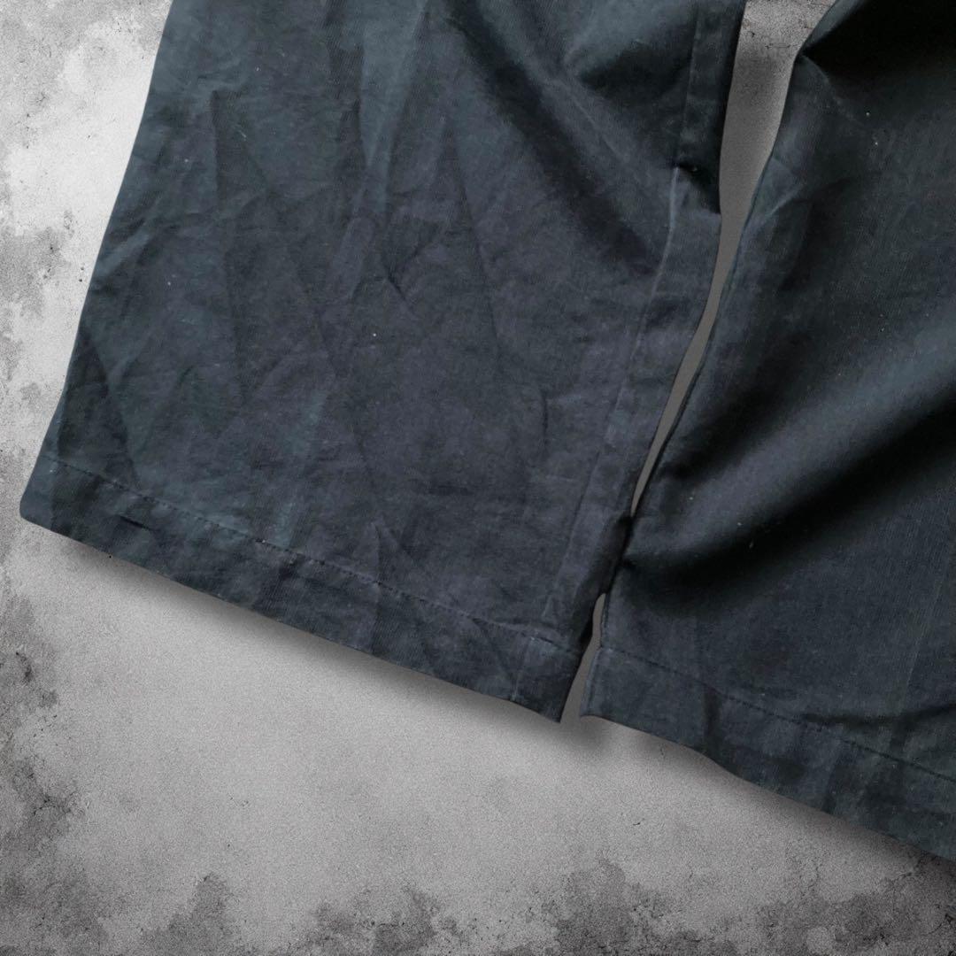 00s DOCKERS ツータック レーヨン混 ワイドスラックス 黒チノパン mdprevattcaulkingandwaterproofing.com