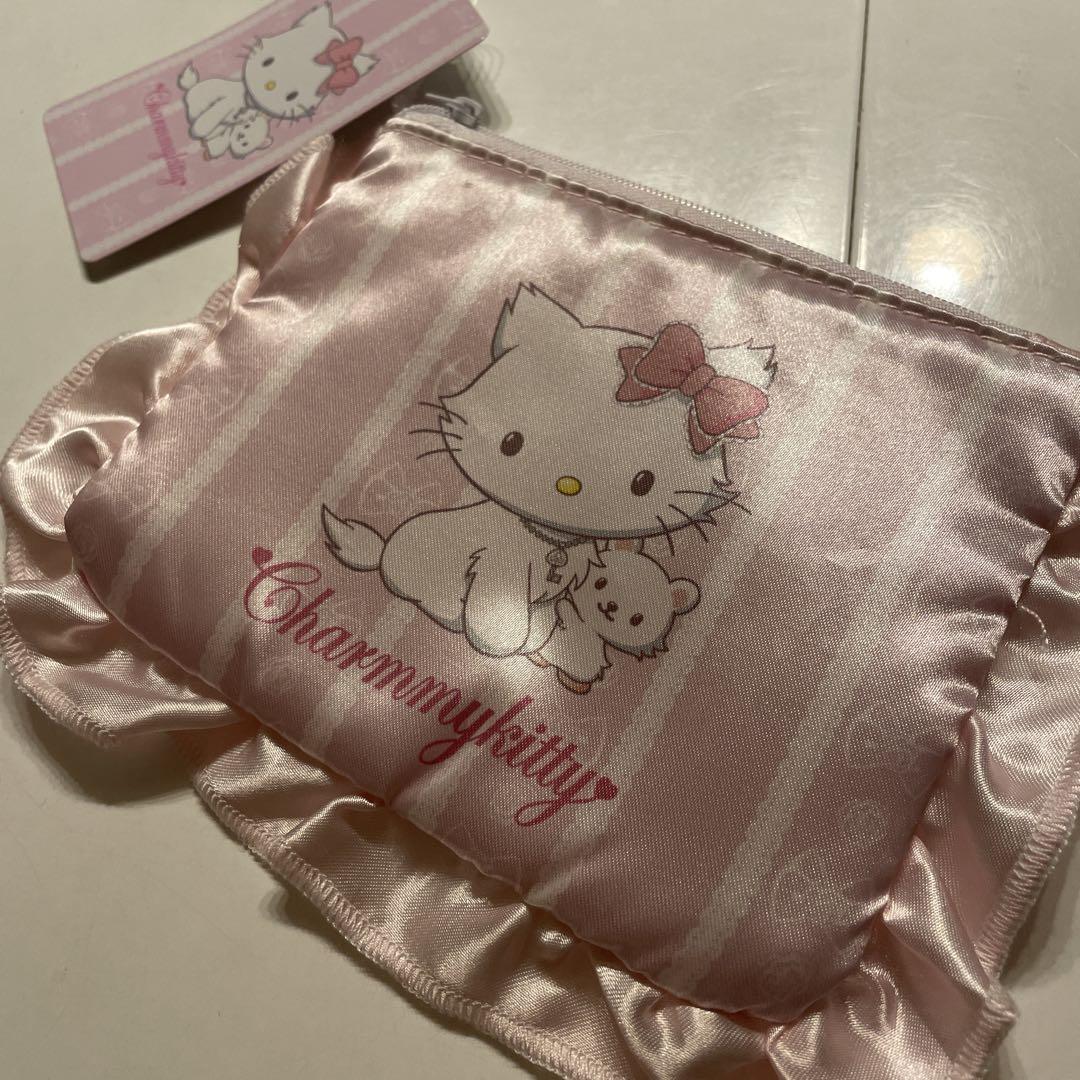 新品 ♡ チャーミーキティ フラットポーチ サンキューマート