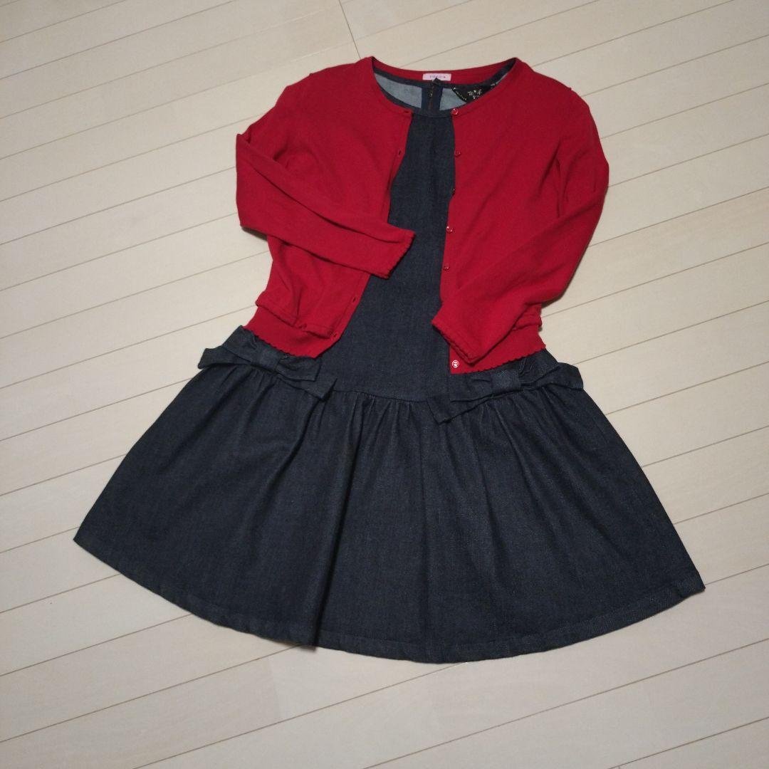 年末のプロモーション大特価！ to*be 36 半袖ミニワンピース ダークデニム b agnes by ワンピース