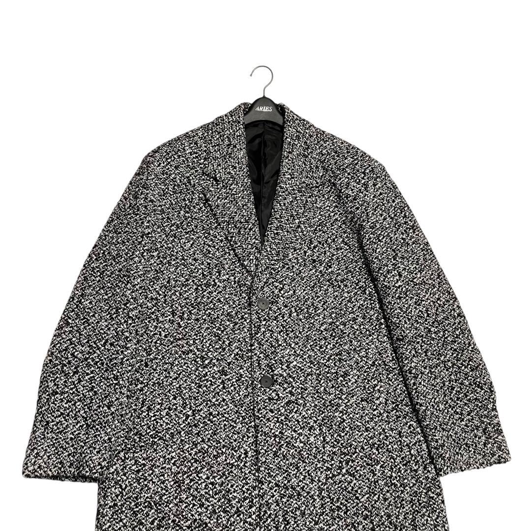 美品　ZARA　ザラ　オーバーサイズ　2XL　ツイード　ウール　チェスターコート