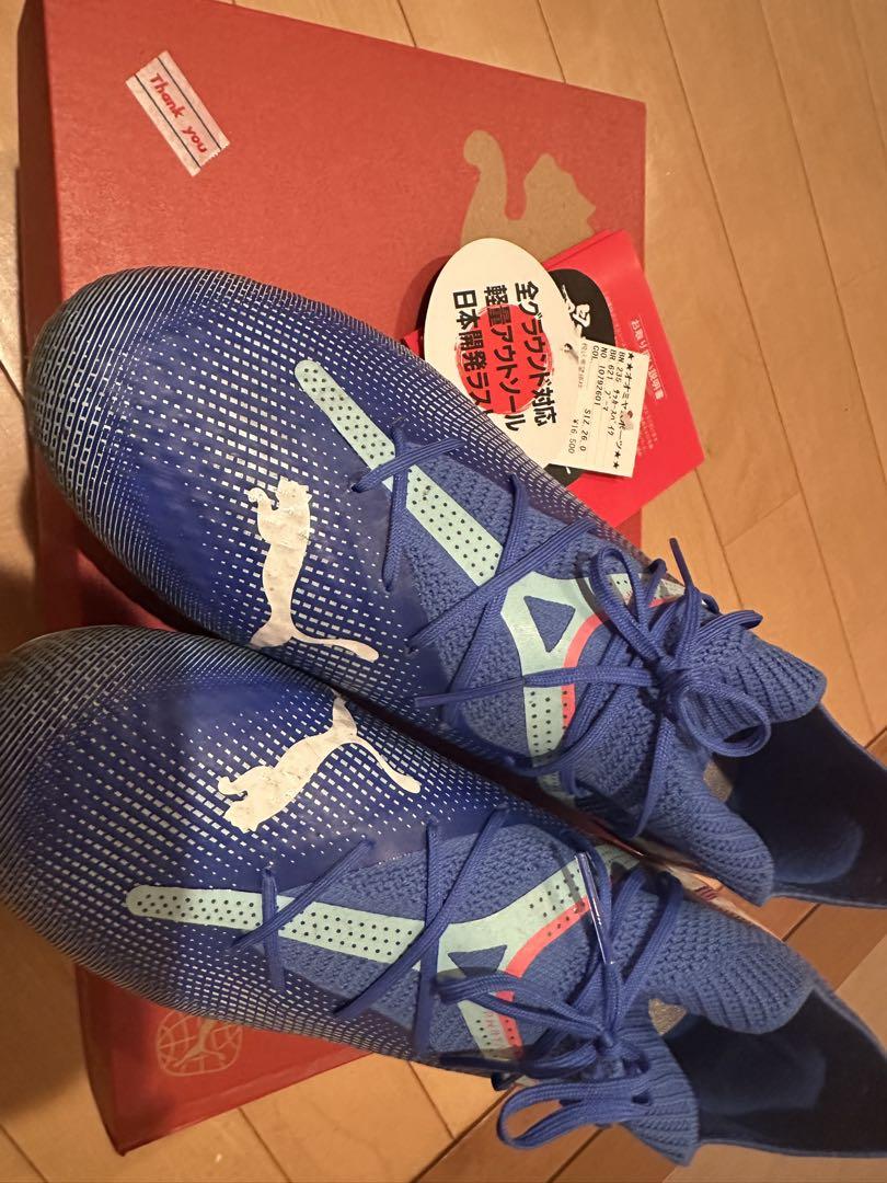 Puma スパイクシューズ 26cm ブルー