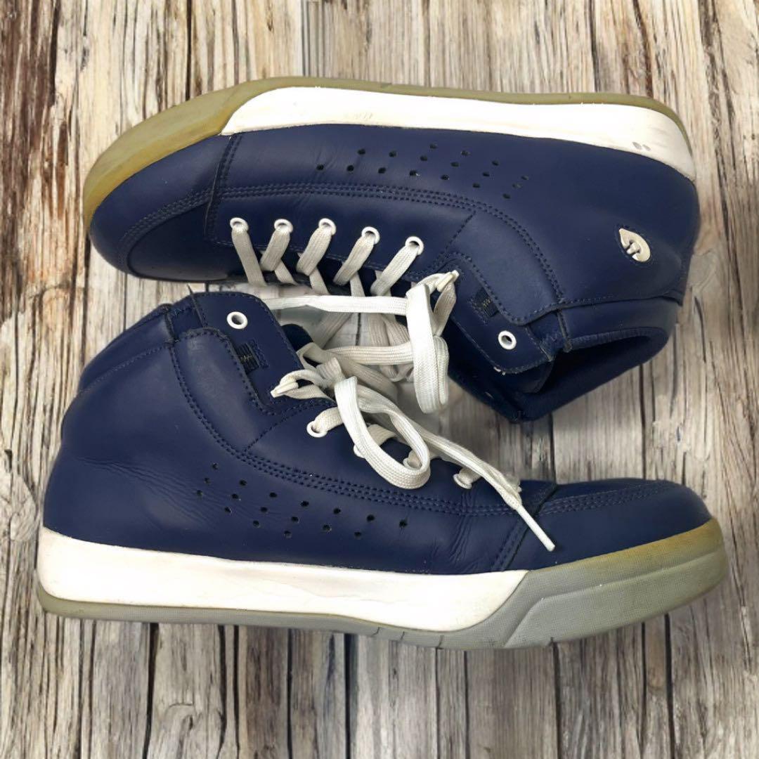 gravis ネイビー ハイカットスニーカー gravis グラビス ターマックハイカット スニーカー紺×白Y2K