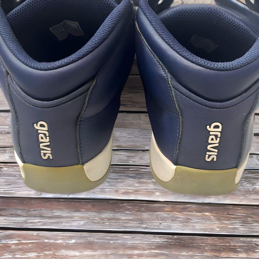 gravis グラビス ターマックハイカット スニーカー紺×白Y2K