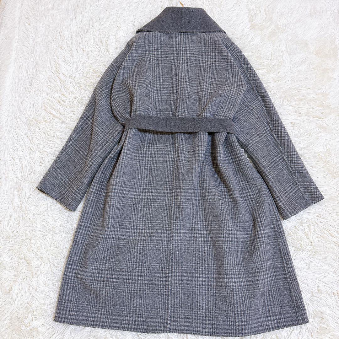 美品☆定価14.3万 モラビト リバーコート　ダブルフェイス　リバーシブル