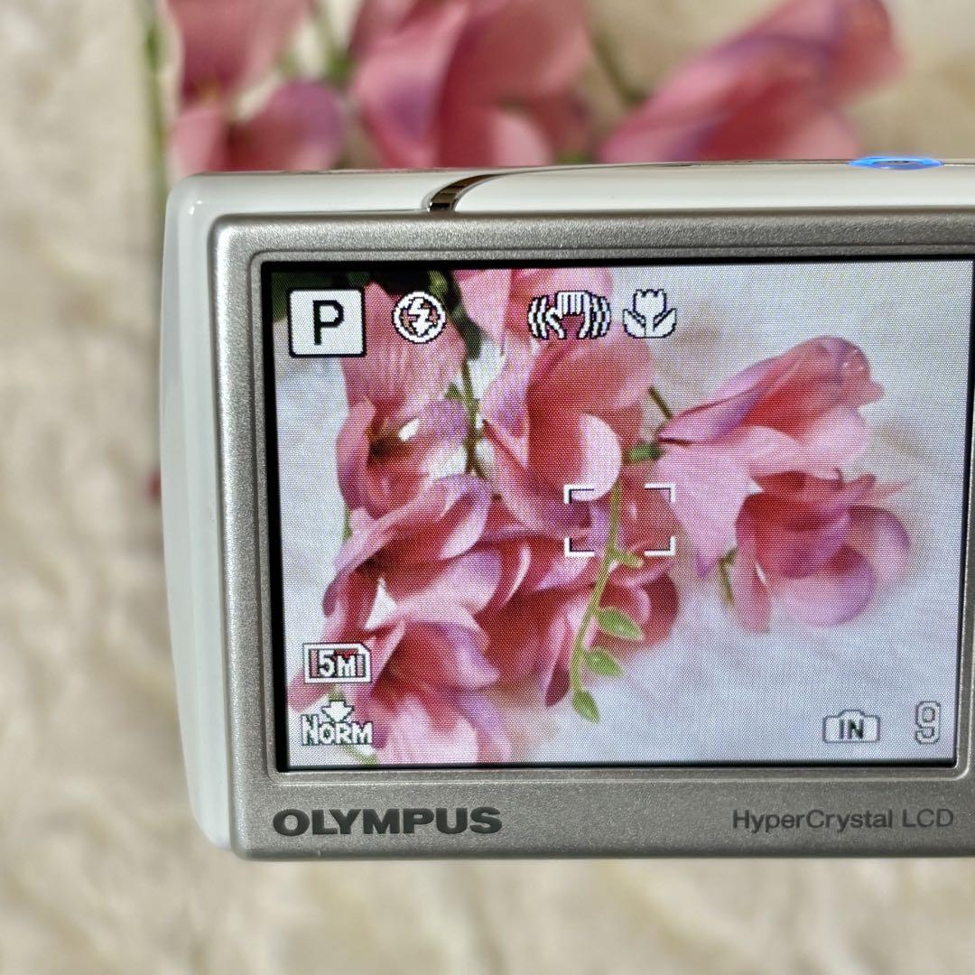 動作確認済み OLYMPUS μ 1020 ホワイト 美品