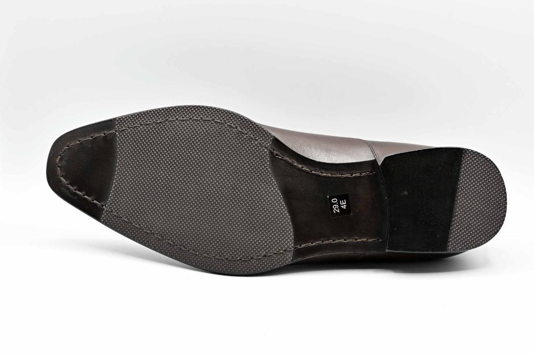 新品箱入り！本革紳士靴 大きいサイズ 29 4E BRストレートチップ 匿名配送