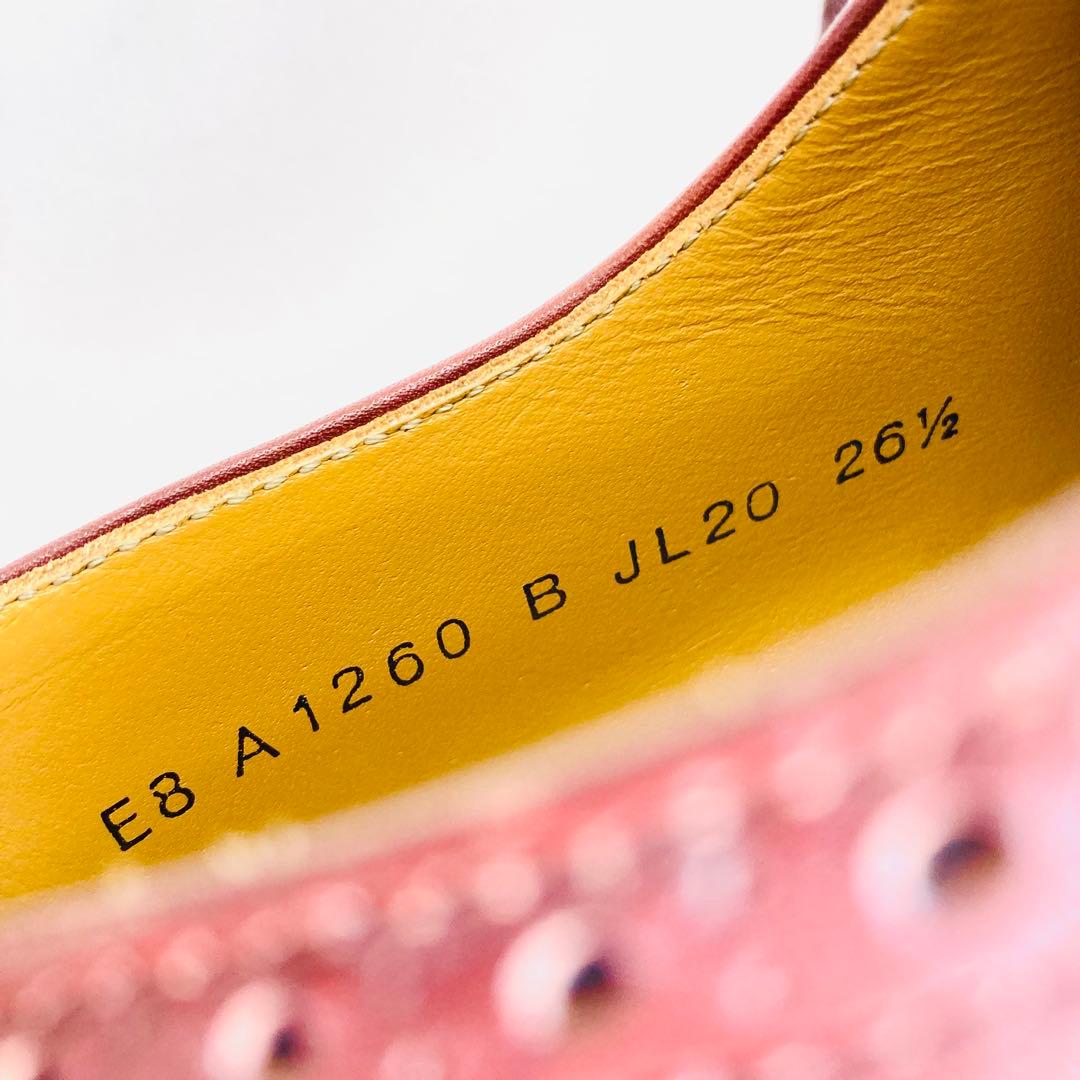 【美品・ツリー付き】リーガル REGALウィングチップ 26.5cmバーガンディ