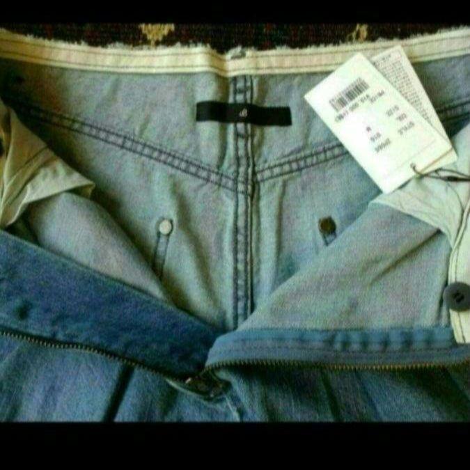 JOHN　BuLL　新品タグ付　デニムループワイドPANT　ユーズド加工　Ｍ