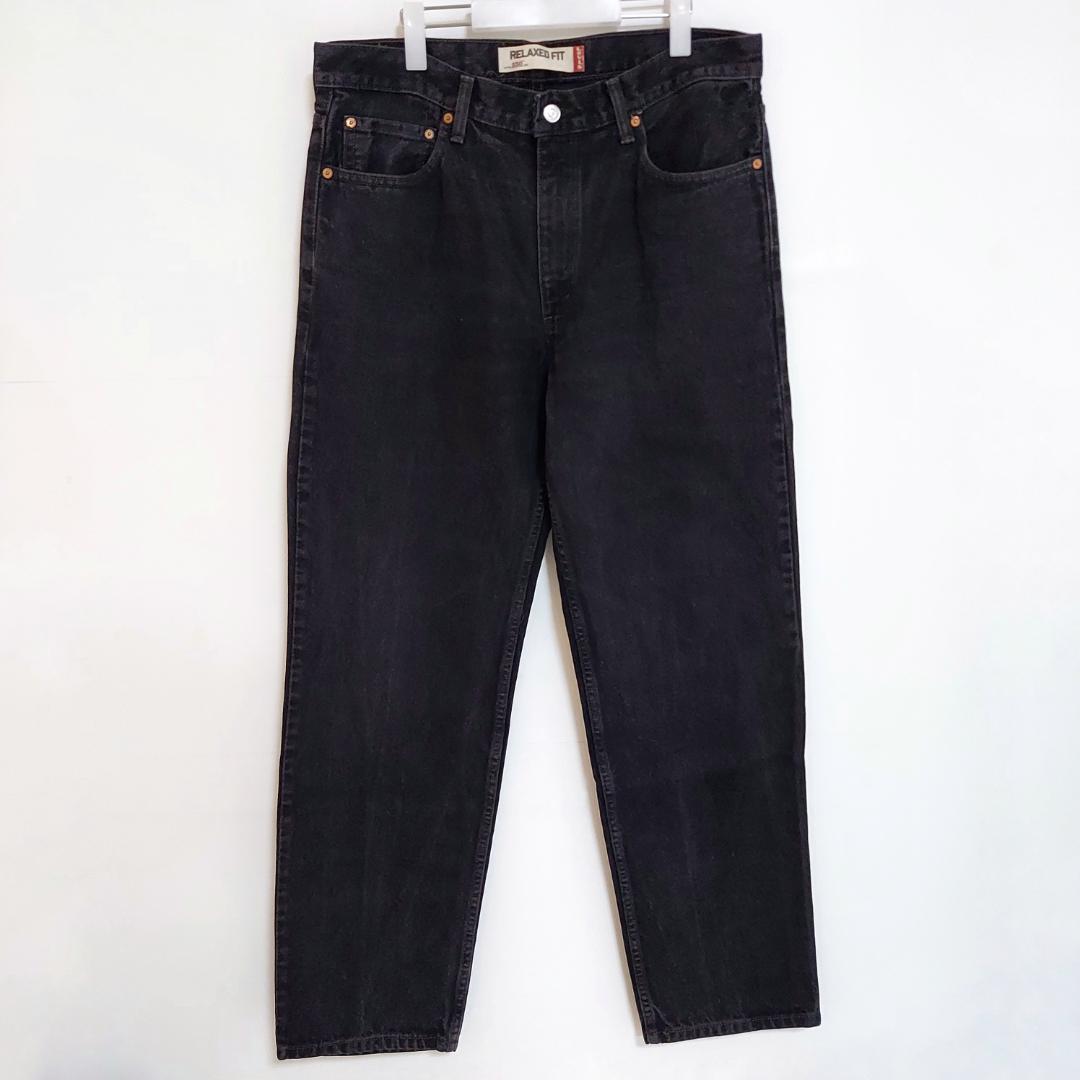 リーバイス550 Levis W36 ブラックデニム 黒 バギーパンツ 8983